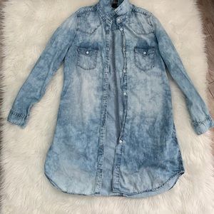 Chambray button down dress shirt